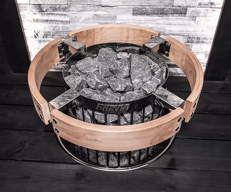 Incalzitor electric sauna Harvia Cilindro E 7kw cu panou extern de comanda