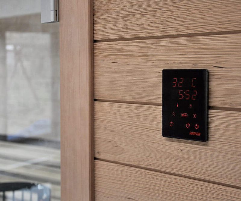 Panou digital de comanda cu display tactil pentru sauna Harvia Xenio CX170 maxim 17 kw