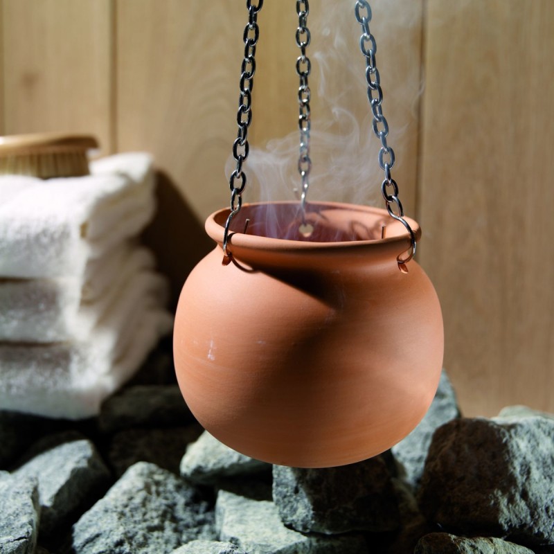 Vas de lut aromaterapie infuzie saune - Weli