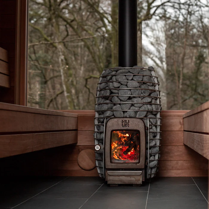 Sobă cu lemne pentru saune - HUUM Hive Wood - 17 kw