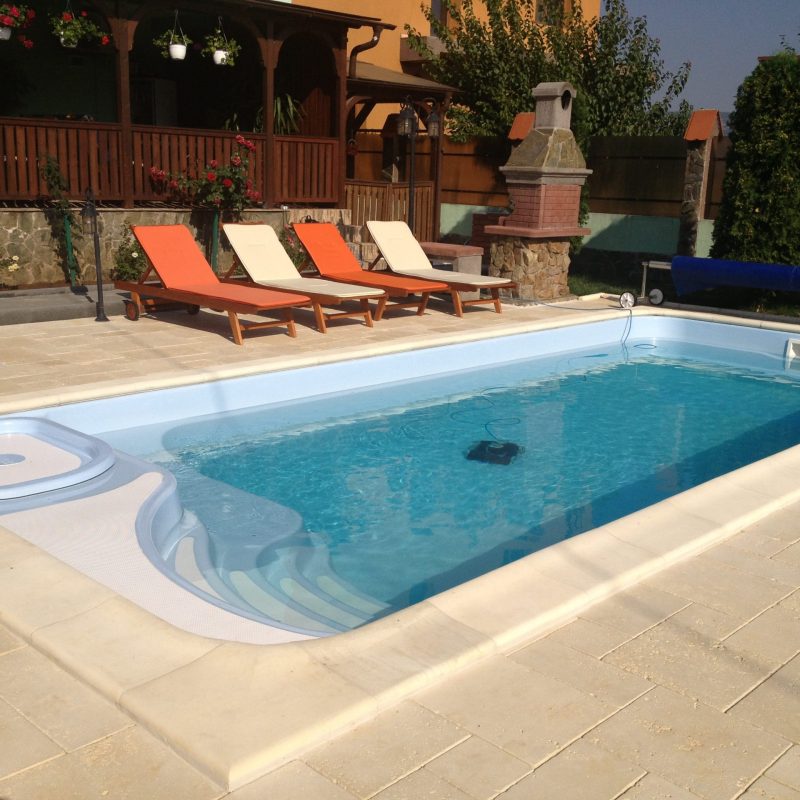 Piscină din fibră de sticlă - Aquacris STAR - 1000x360x150 cm