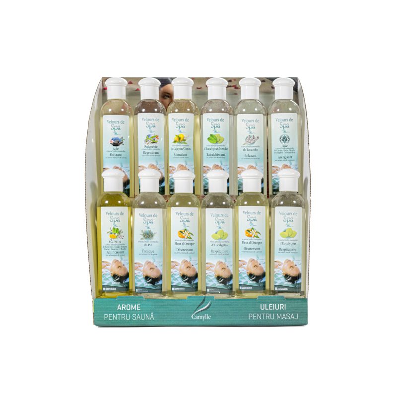 Display prezentare + arome pentru SPA CAMYLLE
