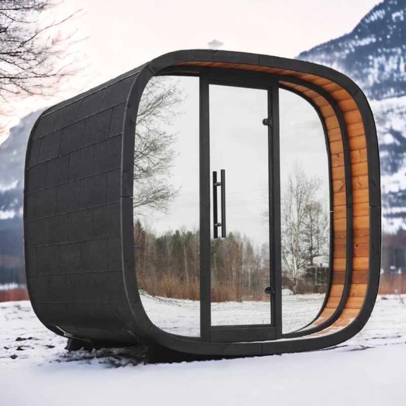 Sauna de exterior - Round Cube Mini