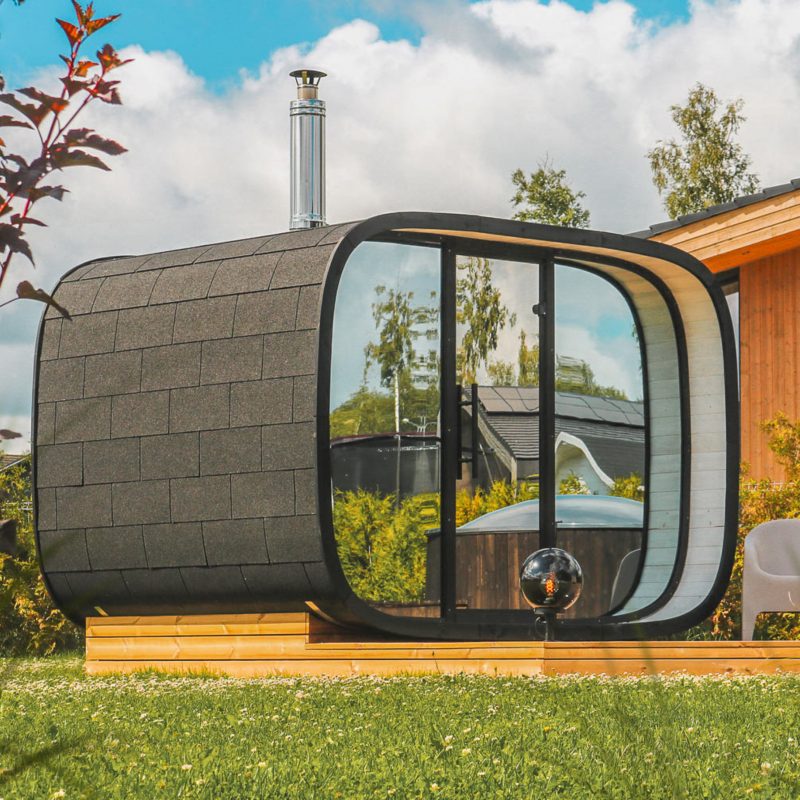 Sauna de exterior - Round Cube Single