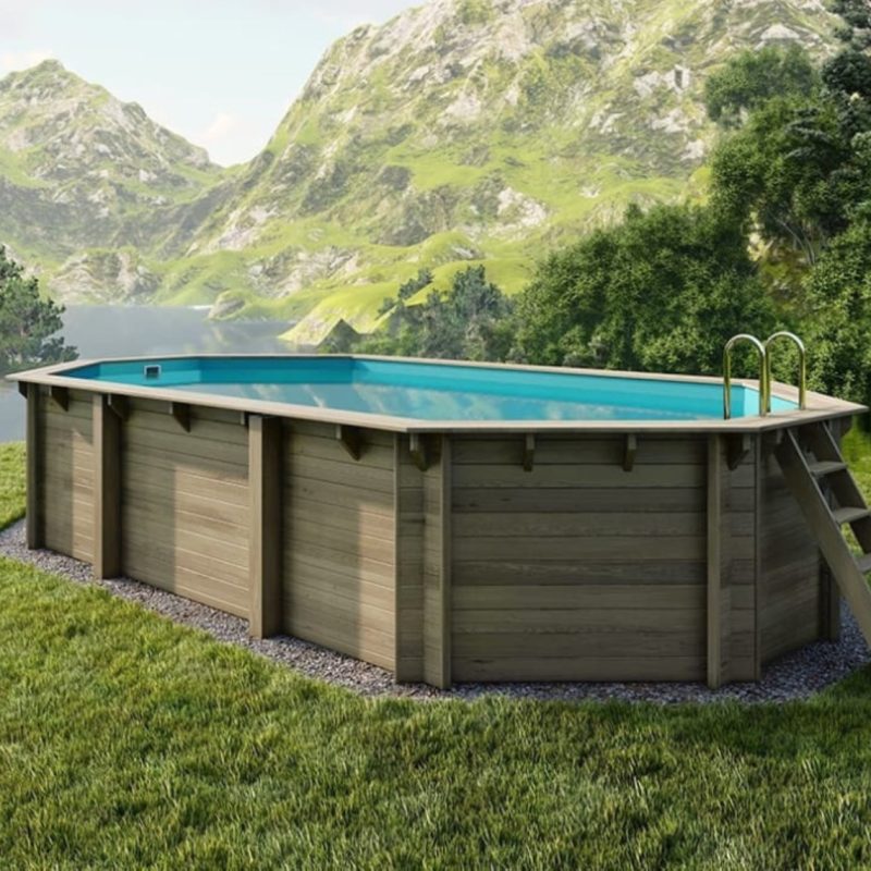 Piscine de lemn octogonale