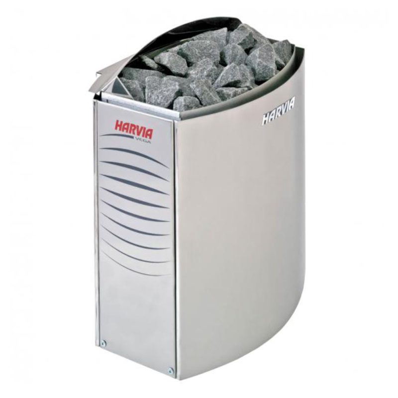 Soba sauna Harvia Vega BC80E Inox, 8kW, fara panou de comanda