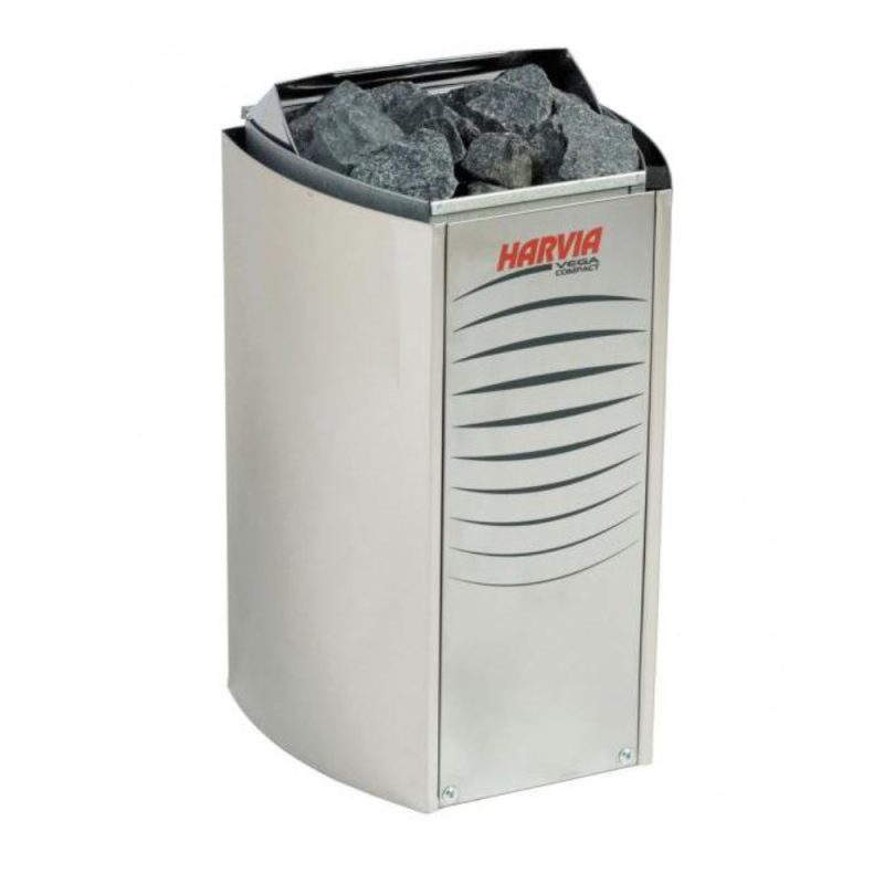 Soba sauna Harvia Vega Compact BC35E Inox, 3,5kW, fara panou de comanda