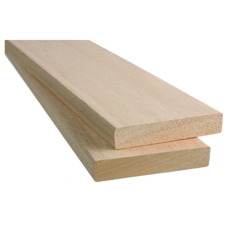 Lemn abachi tropical pentru sauna 80x22mm lungime 2300mm