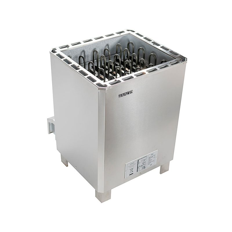 Soba sauna, incalzitor electric inox Waincris Lampo PRO 20.1kW cu panou exterior digital WLPRO210B