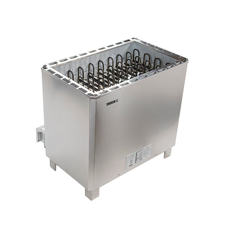 Soba sauna, incalzitor electric inox Waincris Lampo PRO 18kW cu panou exterior digital WLPRO180B