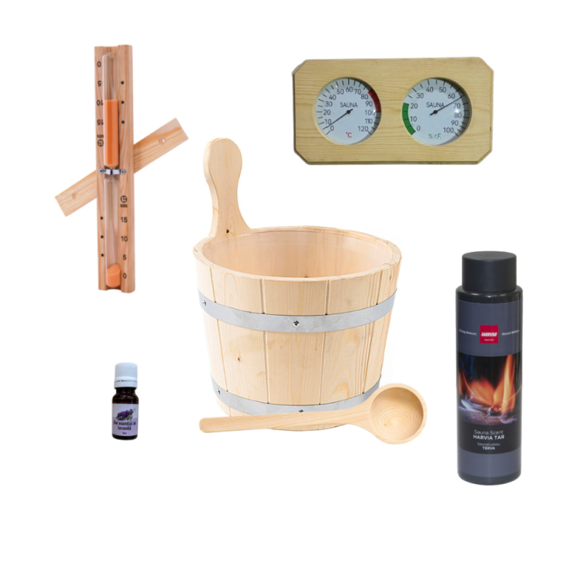 Pachet accesorii sauna uscata Waincris Basic