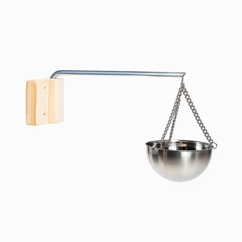 Bol inox aromaterapie sauna Waincris