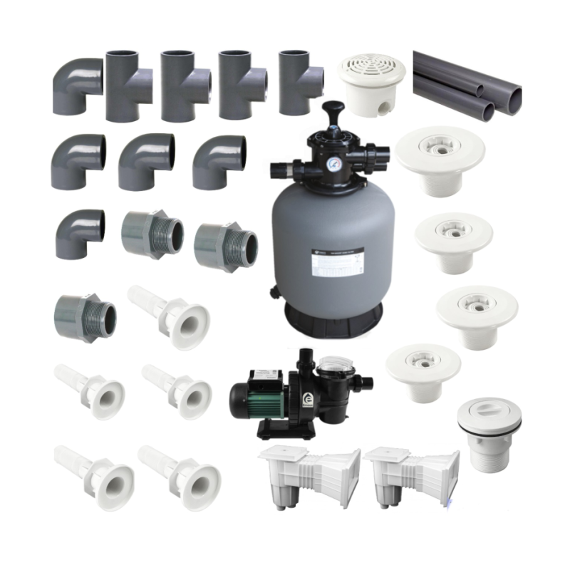 Kit (kituri) filtrare piscine beton cu liner PVC volum maxim 100 mc