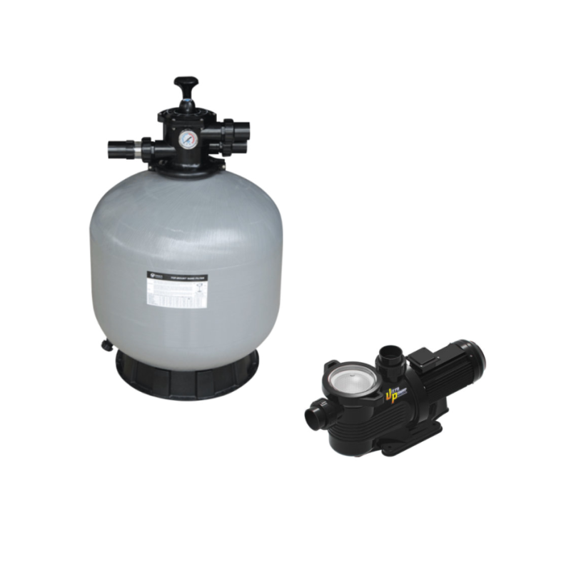 Kit profesional filtrare piscine volum 250 mc