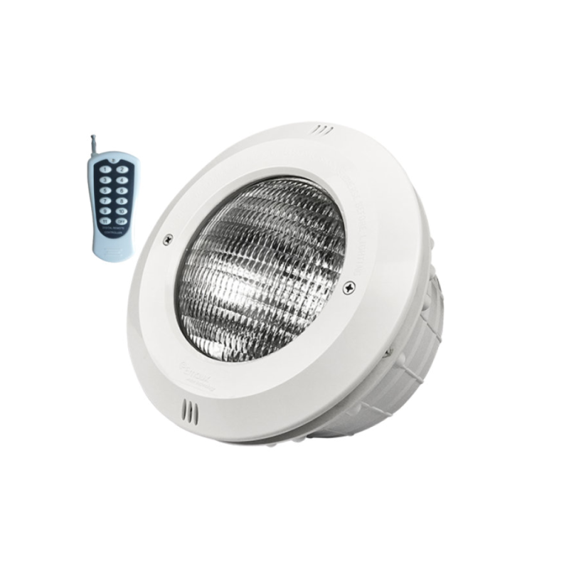 Proiector LED RGB piscine beton Emaux NP300 PAR56 252 leduri 16W/12V cu telecomanda