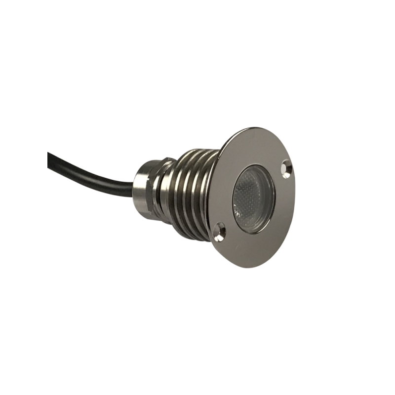 Proiector LED piscine Emaux TERRA-LUX 3W/12V AISI-316 TL-1C nisa perete lumina calda