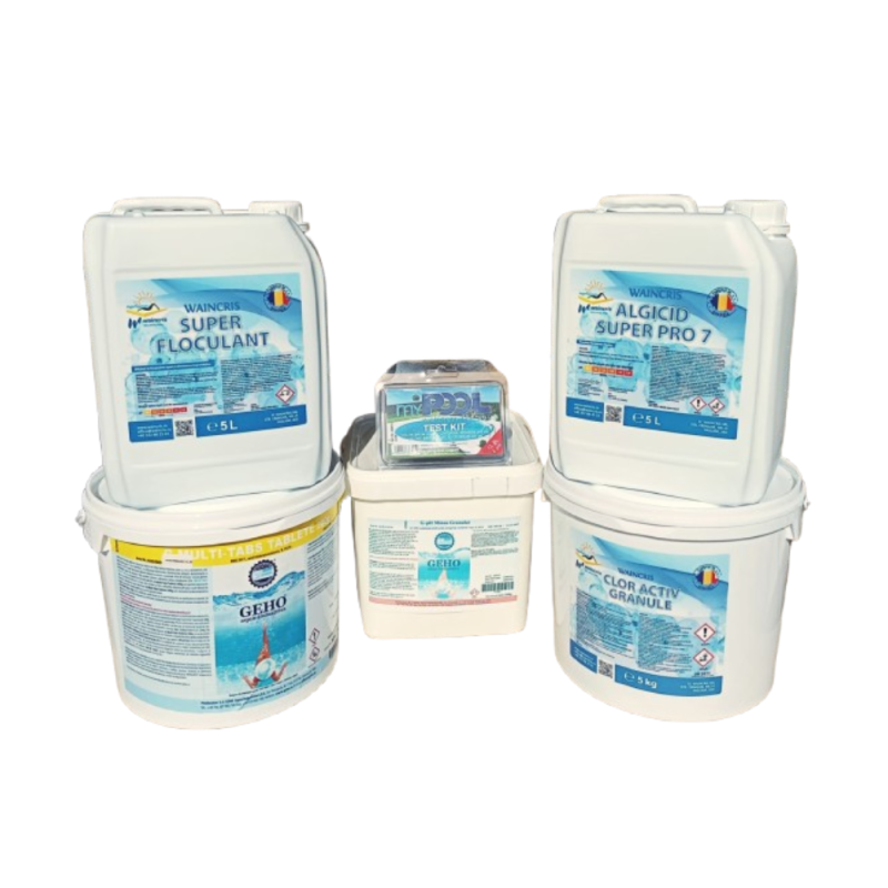 Set de curatare si intretinere a apei din piscine MAX5