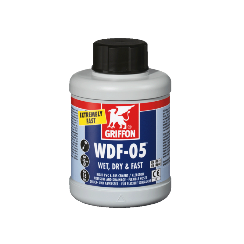 Adeziv lipire tevi PVC Griffon WDF 250ml