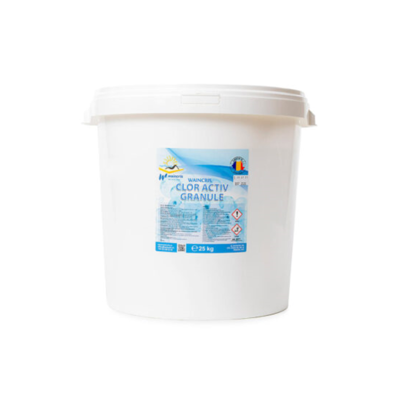 Clor activ granule piscine Waincris 25kg
