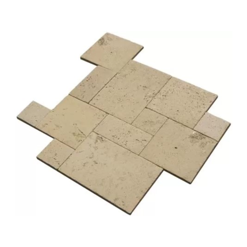 Dale de pavaj modulare cu textură travertin cross cut - Arvore