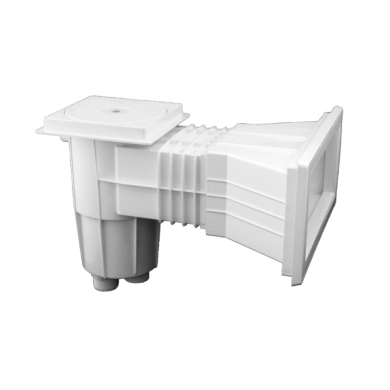 Skimmer standard din ABS EMAUX EM0140-SV cu gura larga pentru piscine placate cu liner