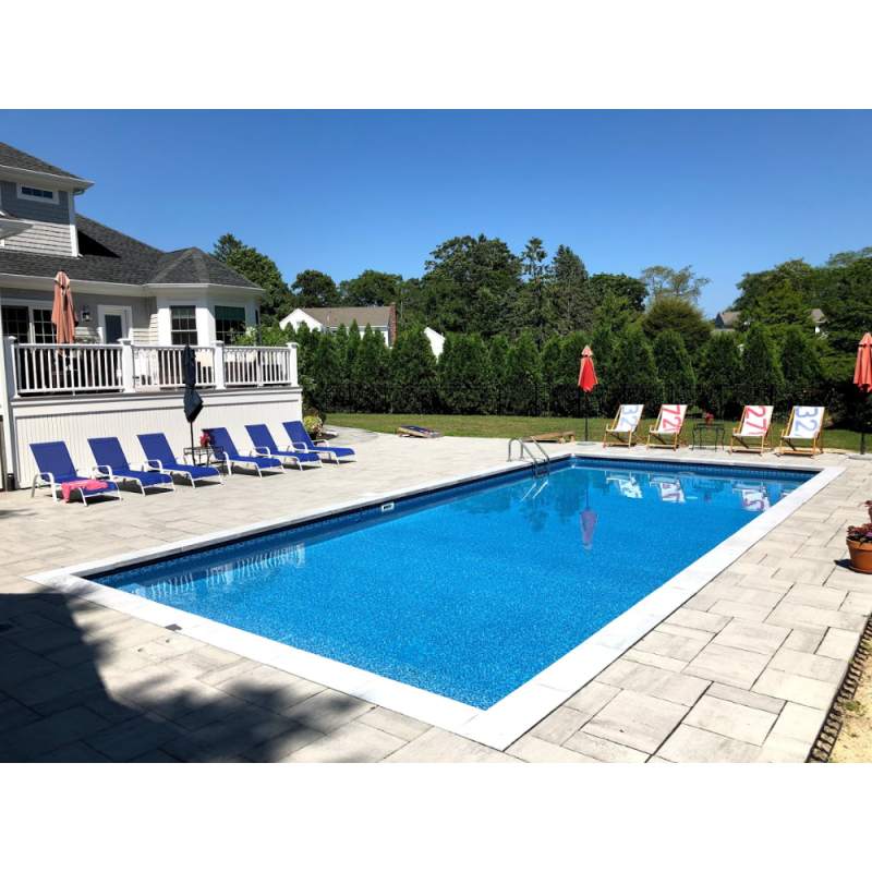 Kit piscina din beton placata cu liner PVC armat 8 x 4 x 1,5m