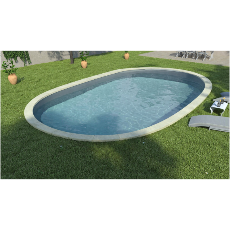 Kit piscina din otel Ardesia Light 800 x 416 x 150 cm
