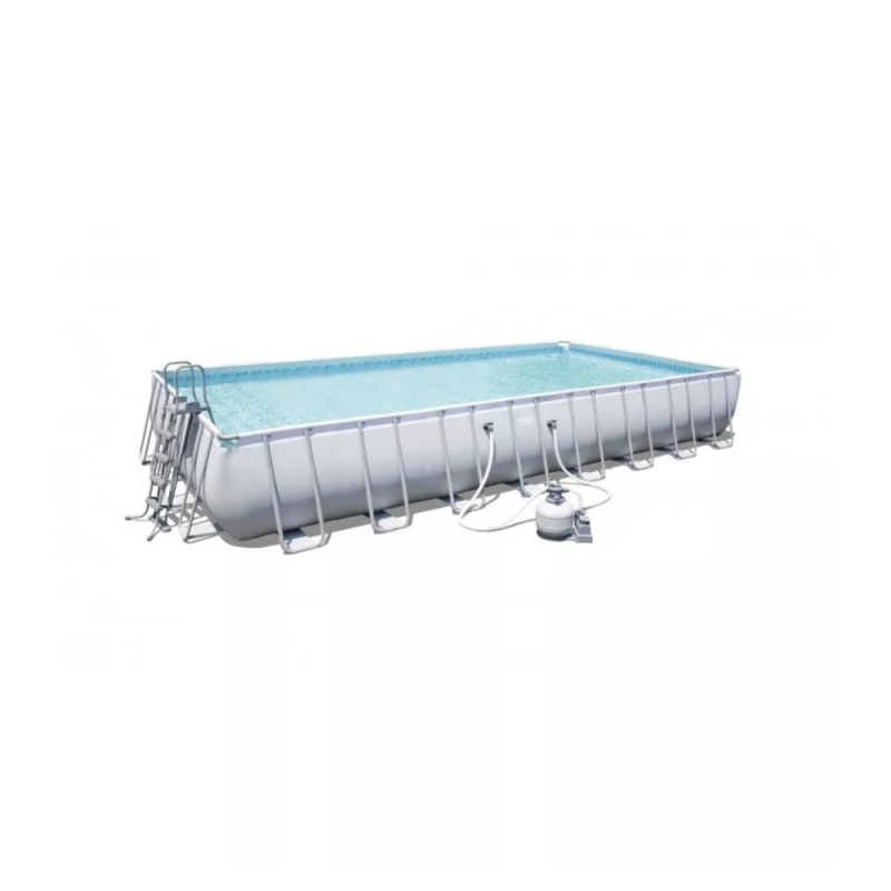 Piscina supraterana cadru metalic 9.56m X 4.88m X 1.32m Bestway 56623
