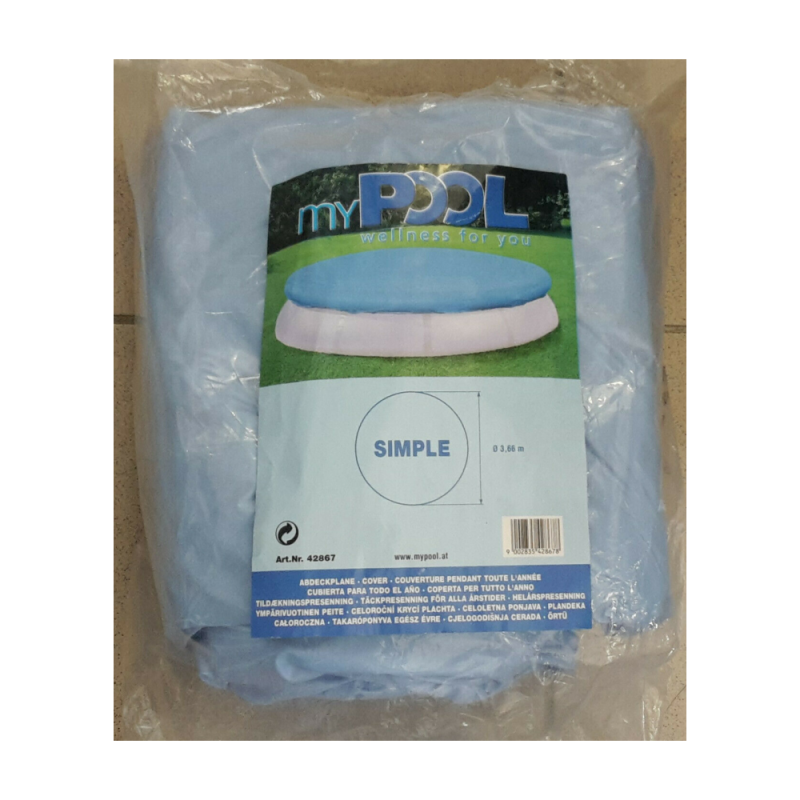 Prelata cu snur myPool pentru piscine cu inel gonflabil cu diametrul de 366cm 42867