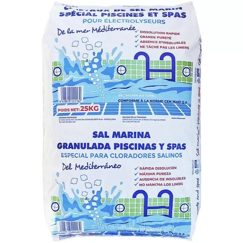 Sare de mare pentru electroliza piscine 25kg